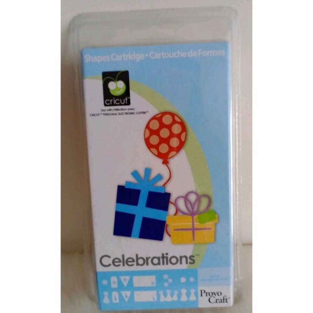 Cricut Cartridge Shapes Celebrations Crafting Projects NEW Sealed